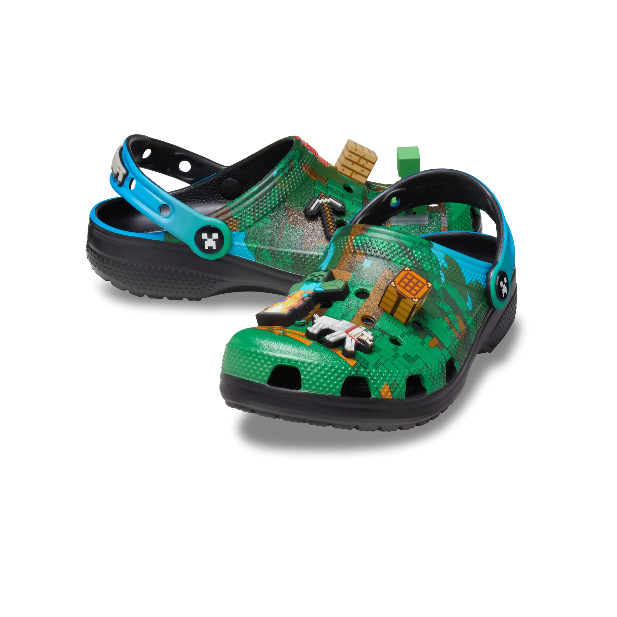 รองเท้าลำลองเด็ก KID'S CLASSIC MINECRAFT CLOG