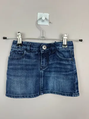 2y Gap dark wash denim skirt