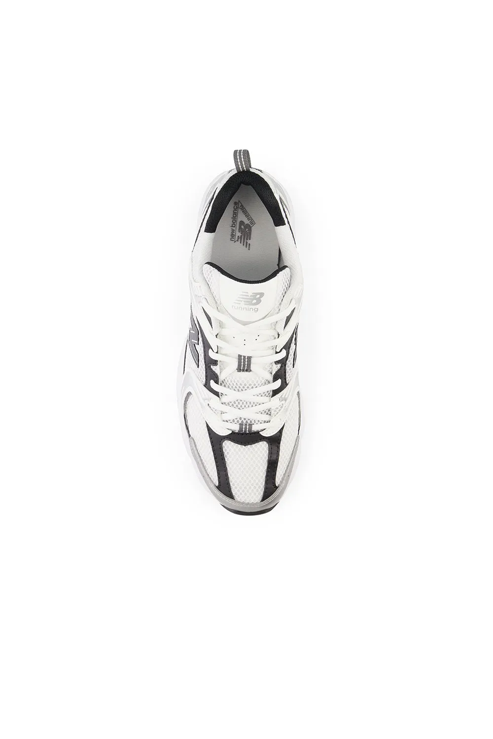 530 White/Silver Metallic/Black