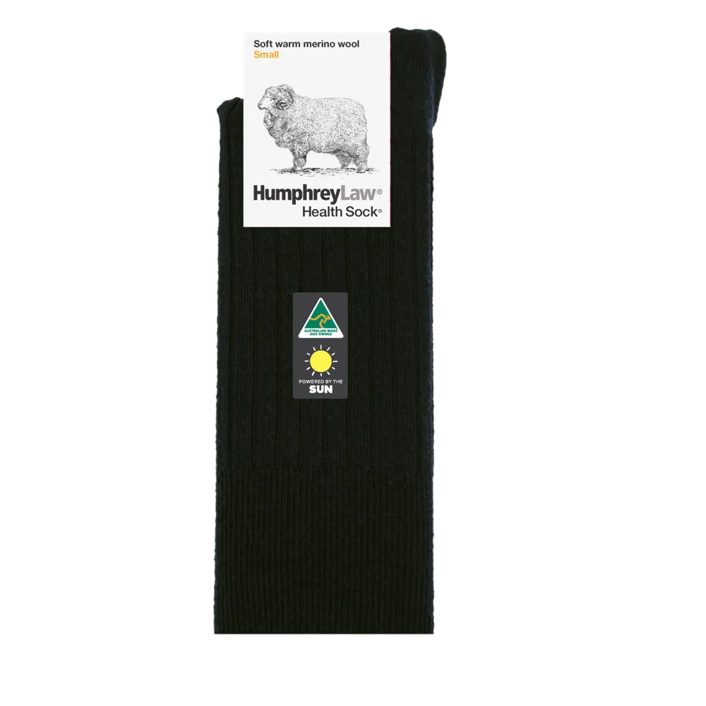 95% Fine Merino Wool Ladies Health Sock