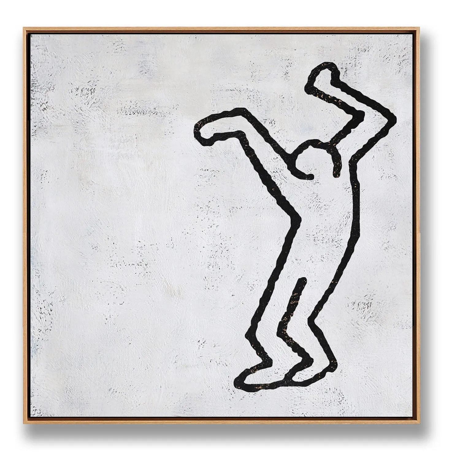 Abstract Dancing Man Painting H207S