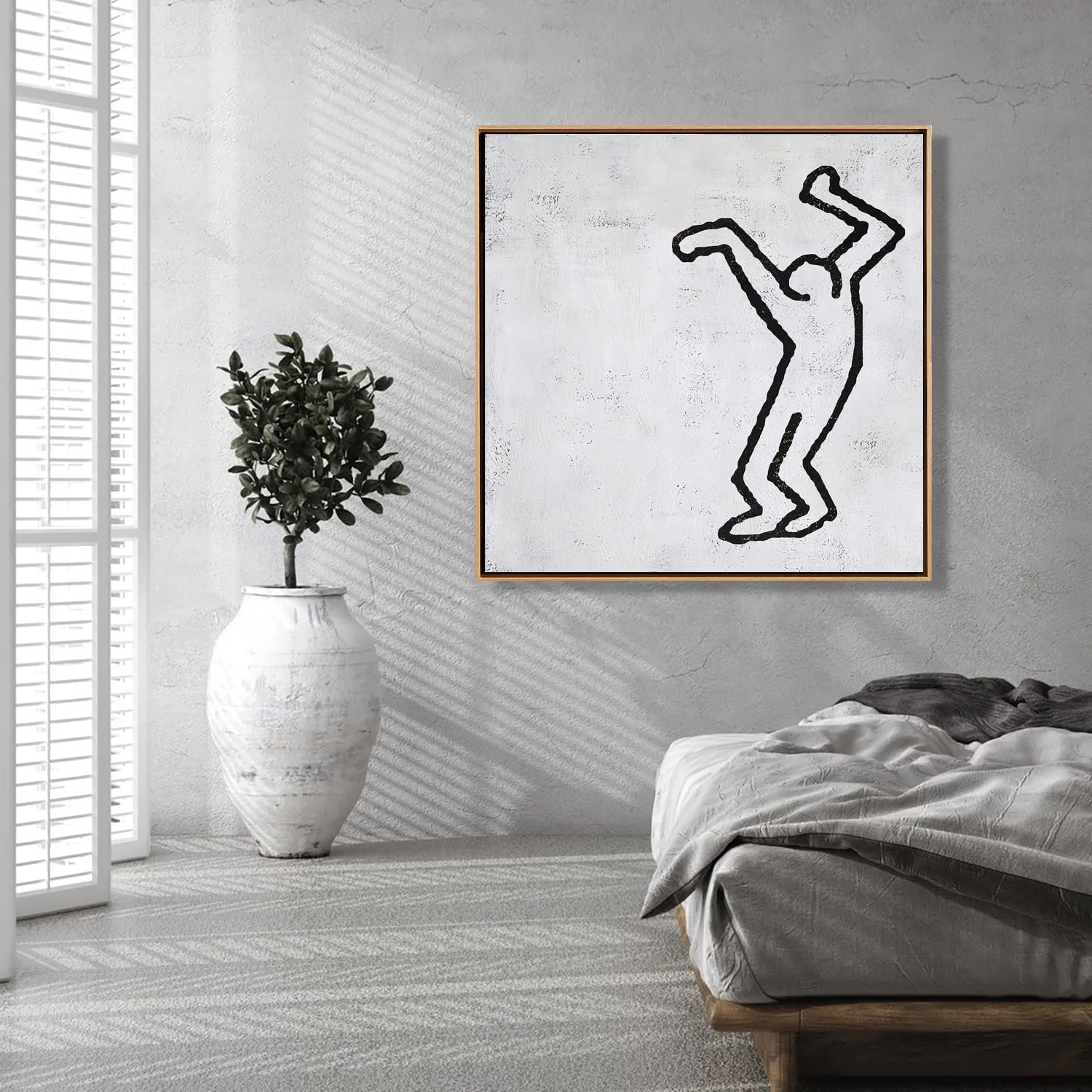 Abstract Dancing Man Painting H207S