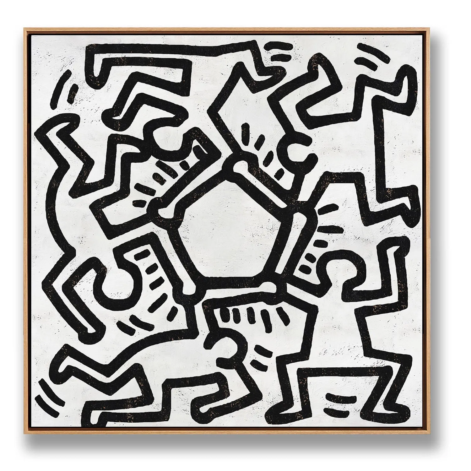 Abstract Dancing Man Painting H313S