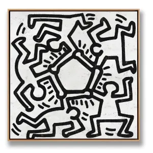 Abstract Dancing Man Painting H313S