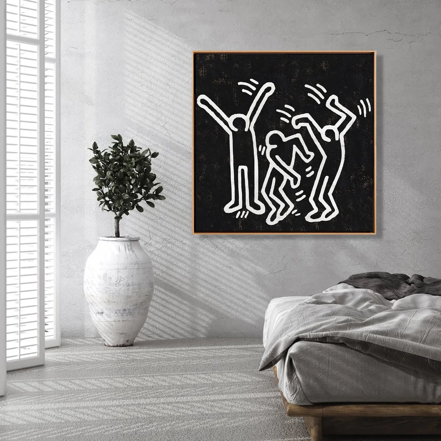 Abstract Dancing Man Painting H318SR