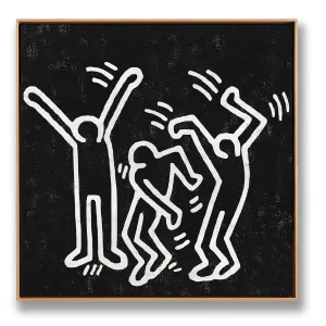 Abstract Dancing Man Painting H318SR