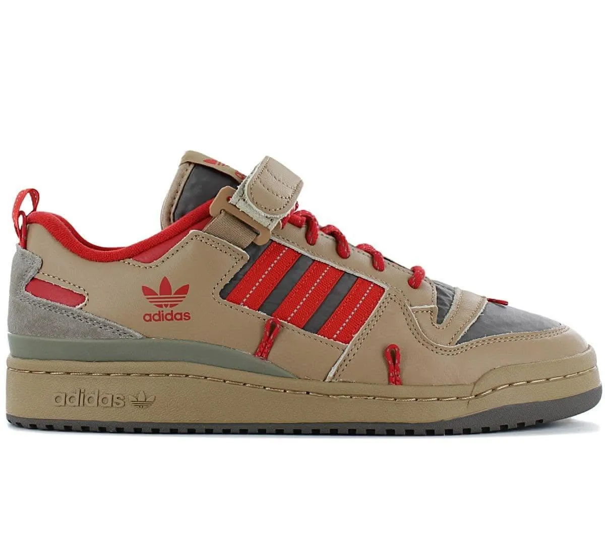 adidas Originals Forum 84 Camp Low - Cardboard Scarlet - Herren Sneakers Schuhe Leder Braun GV6785
