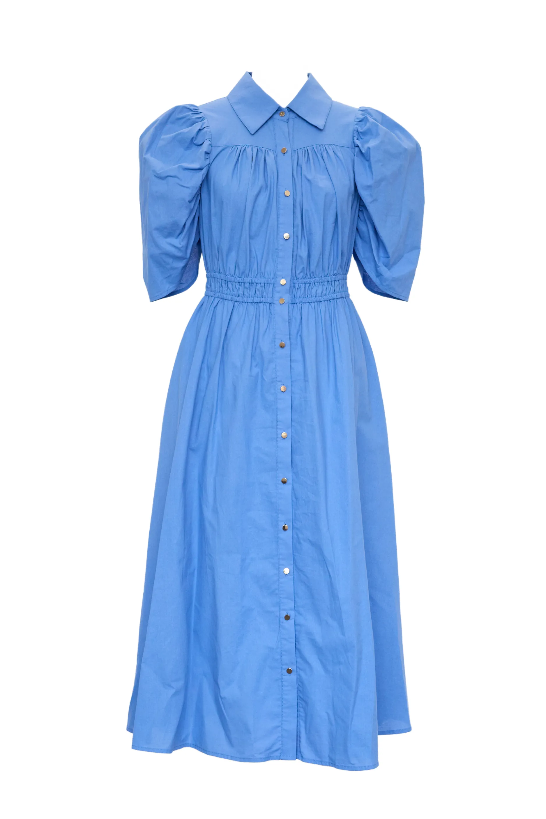 Ariana Midi Dress - Cornflower Blue