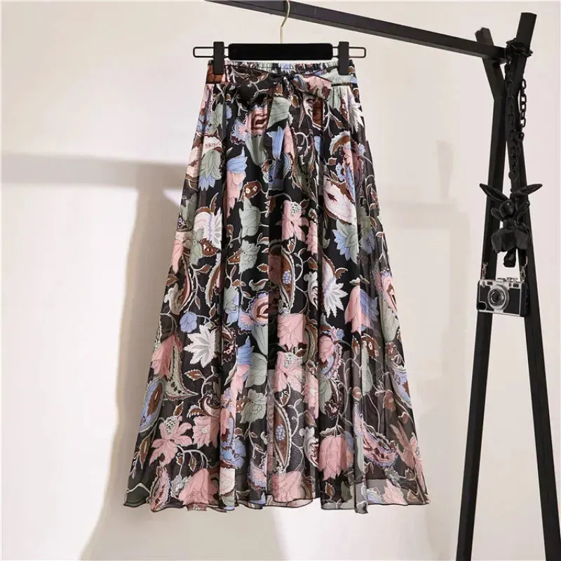 Aurelia | Midi Skirt with Playful Elegance