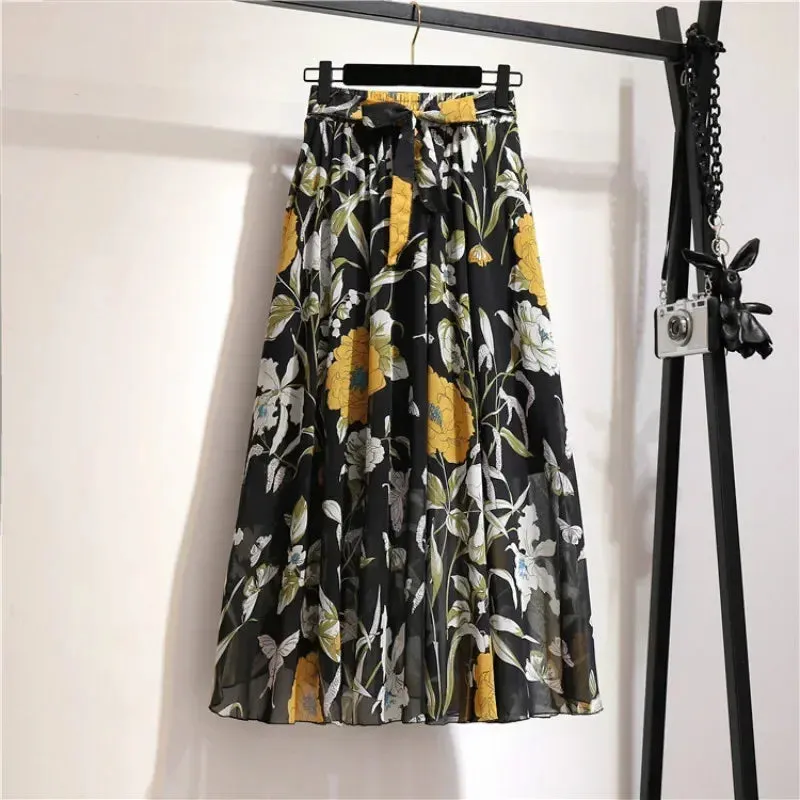 Aurelia | Midi Skirt with Playful Elegance