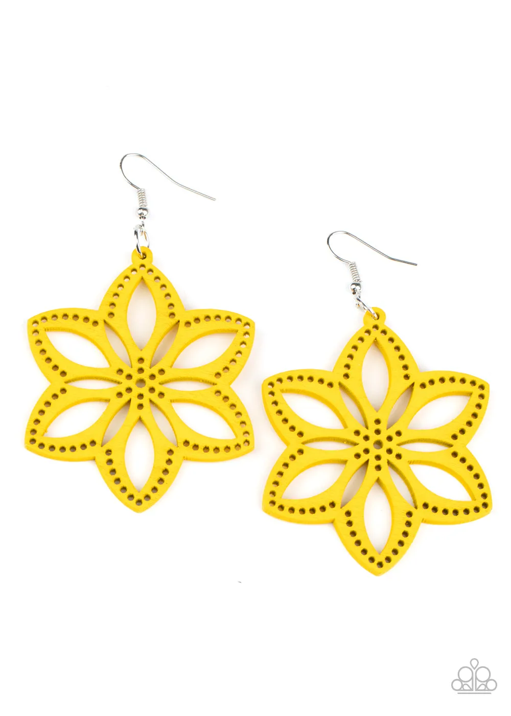 Bahama Blossoms - Yellow Earring