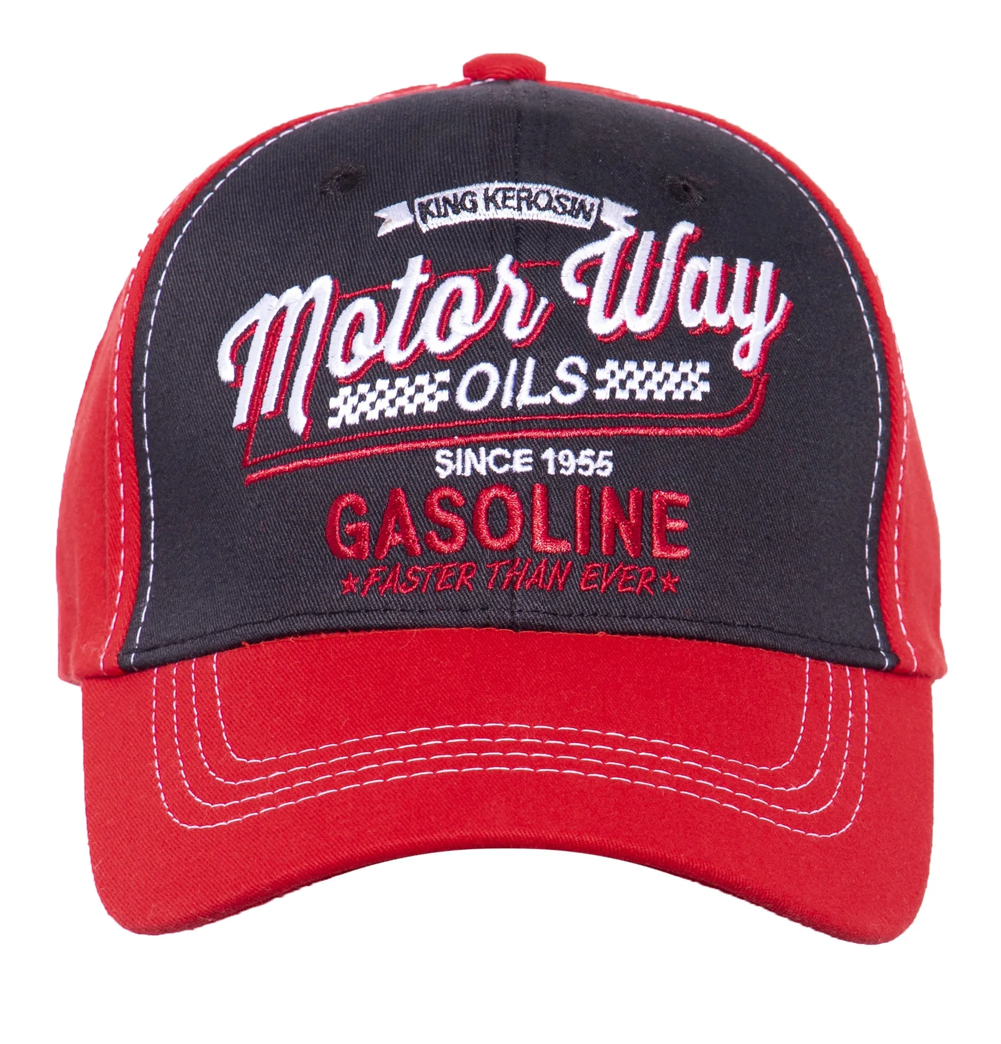 Baseball Cap mit Frontstickerei «Motor Way»