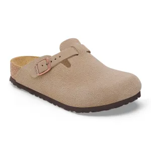 Birkenstock Kids Boston taupe suede