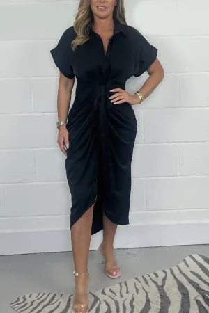 Bonava™ - The Elina Belted Shirt Dress