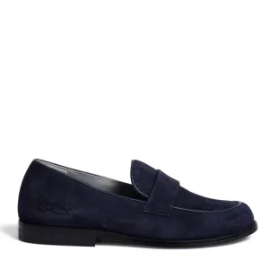 Bonpoint Navy Suede Loafer