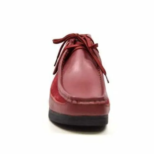British Walkers New Castle Men's Red Leather and Suede Ankle Boots