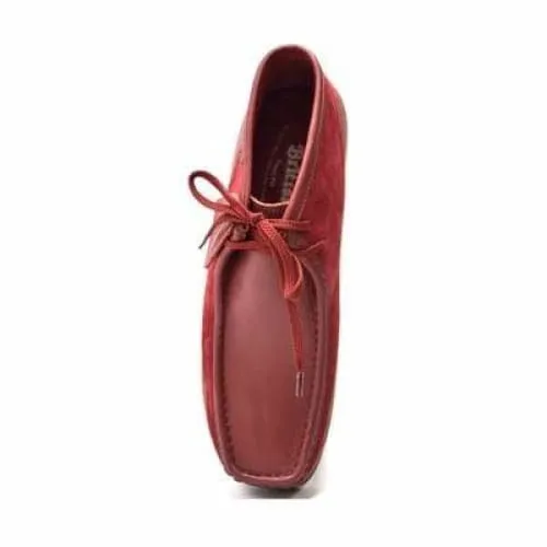 British Walkers New Castle Men's Red Leather and Suede Ankle Boots