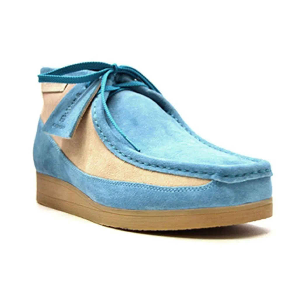British Walkers New Castle Men's Two Tone Suede High Tops Ankle Boots