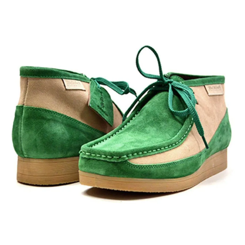 British Walkers New Castle Men's Two Tone Suede High Tops Ankle Boots