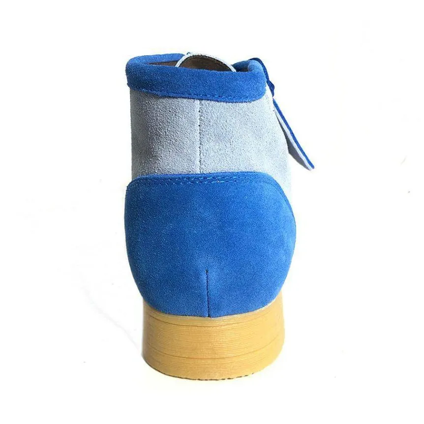 British Walkers New Castle Men's Two Tone Suede High Tops Ankle Boots