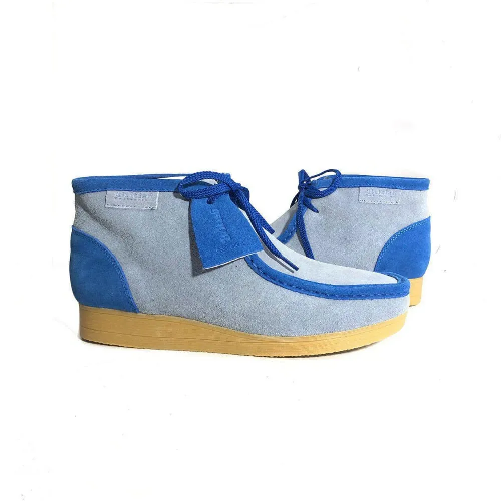 British Walkers New Castle Men's Two Tone Suede High Tops Ankle Boots