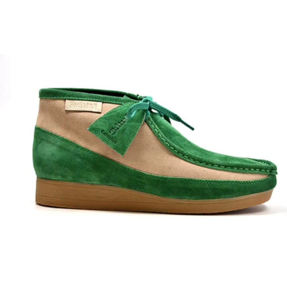 British Walkers New Castle Men's Two Tone Suede High Tops Ankle Boots