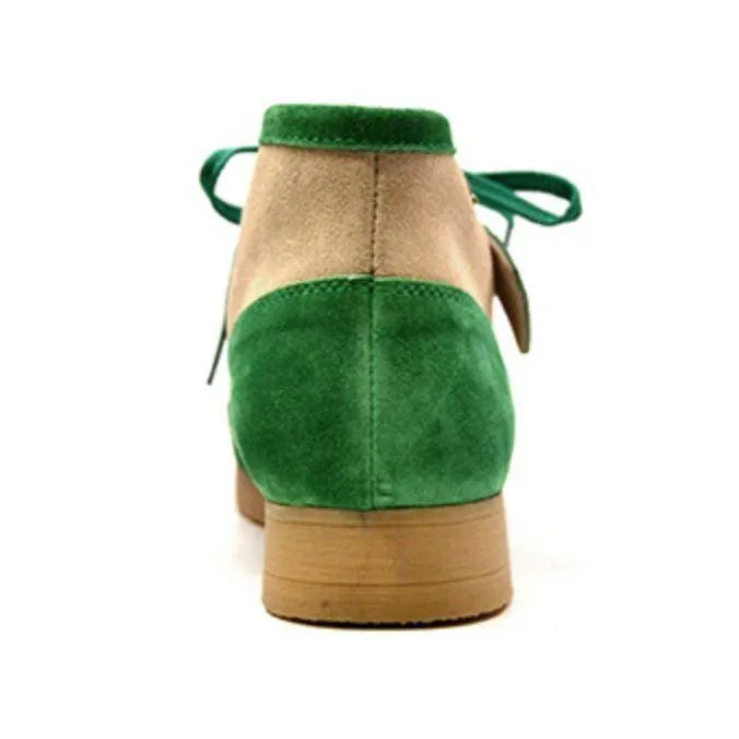 British Walkers New Castle Men's Two Tone Suede High Tops Ankle Boots