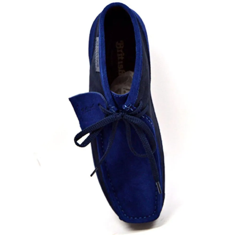 British Walkers New Castle Men's Two Tone Suede High Tops Ankle Boots