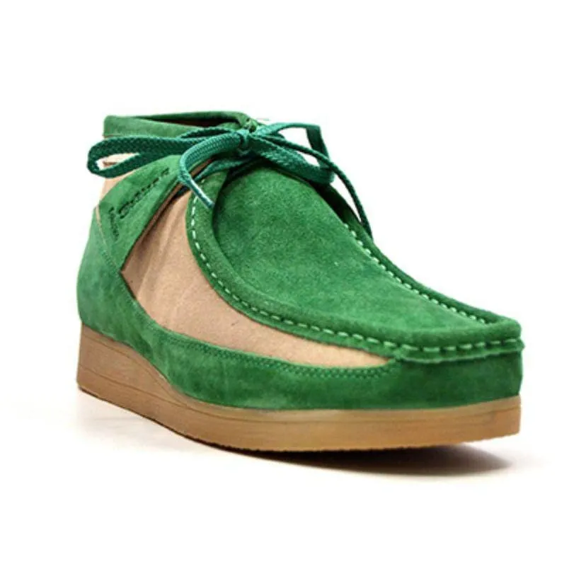 British Walkers New Castle Men's Two Tone Suede High Tops Ankle Boots