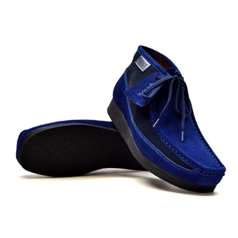 British Walkers New Castle Men's Two Tone Suede High Tops Ankle Boots