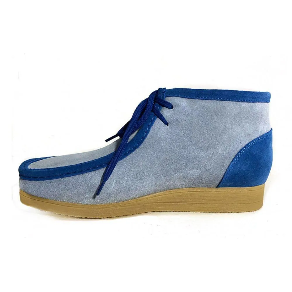British Walkers New Castle Men's Two Tone Suede High Tops Ankle Boots