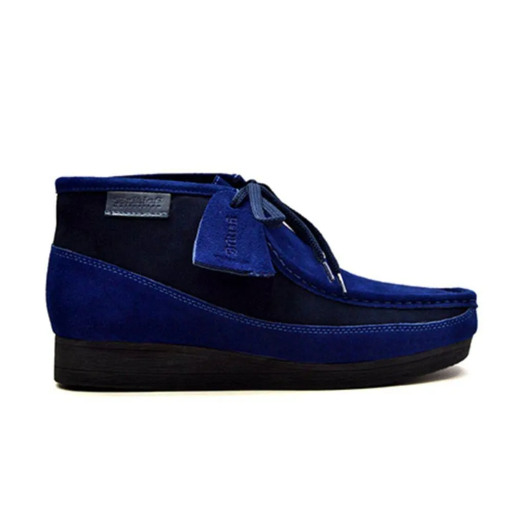British Walkers New Castle Men's Two Tone Suede High Tops Ankle Boots