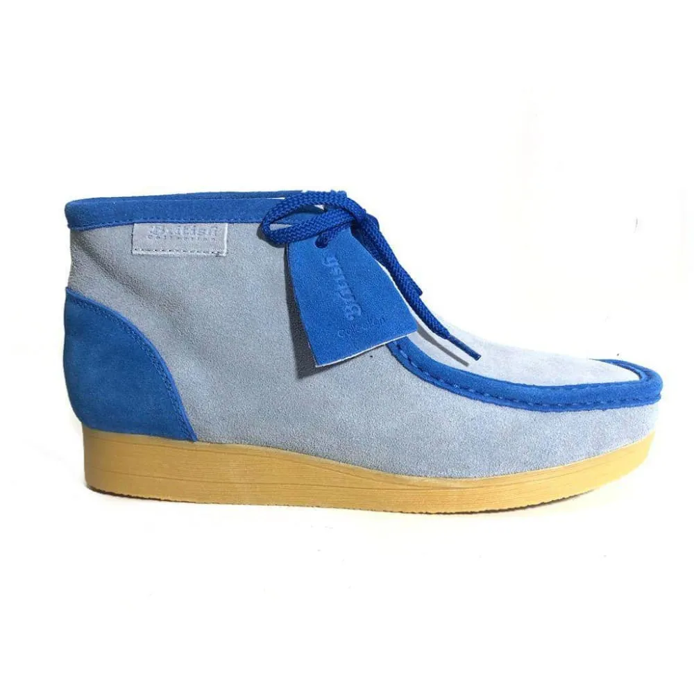 British Walkers New Castle Men's Two Tone Suede High Tops Ankle Boots