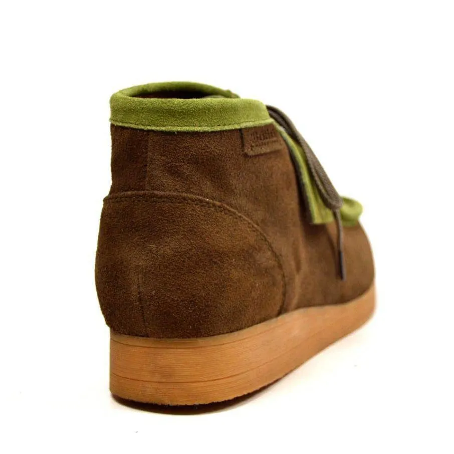 British Walkers New Castle Men's Two Tone Suede High Tops Ankle Boots
