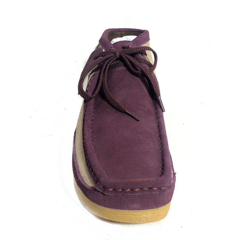 British Walkers New Castle Men's Two Tone Suede High Tops Ankle Boots