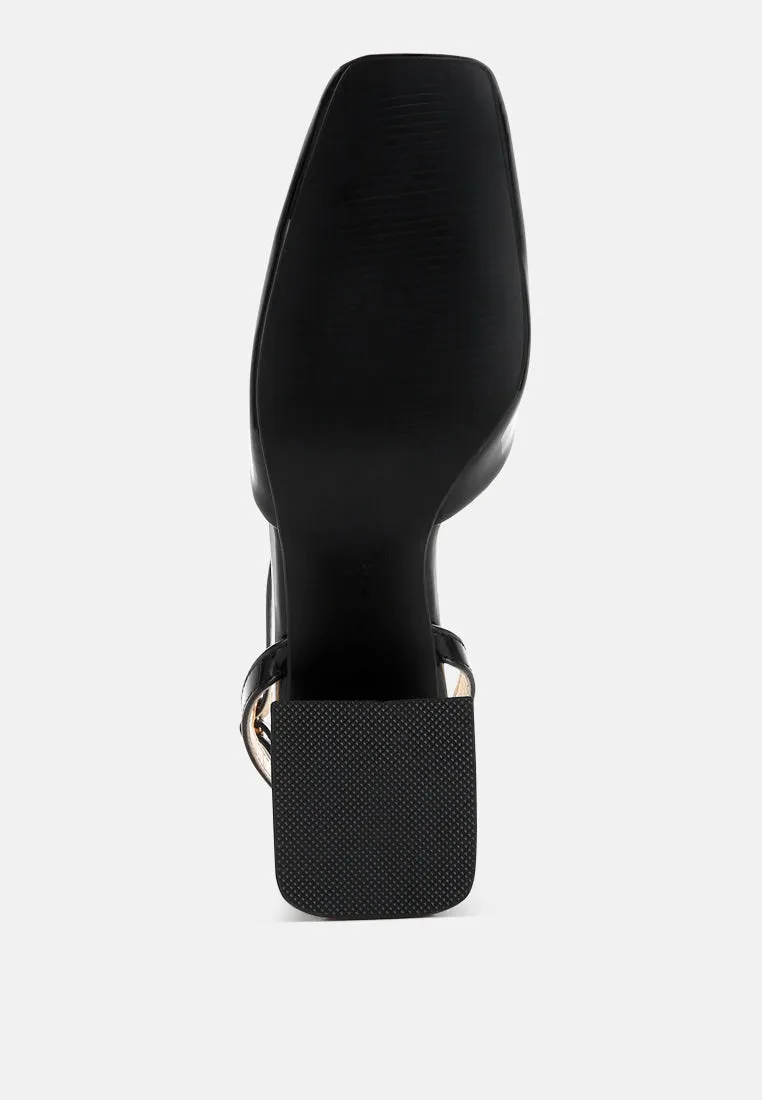 Brooch Detail Ankle Strap Sandals By RAG
