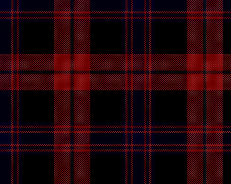 Brown Modern Tartan Sash