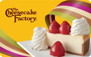Buy The Cheesecake Factory Gift Cards Online | Dyme Earth
