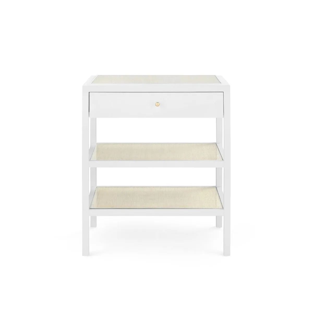 Caanan 1-Drawer Side Table / Vanilla