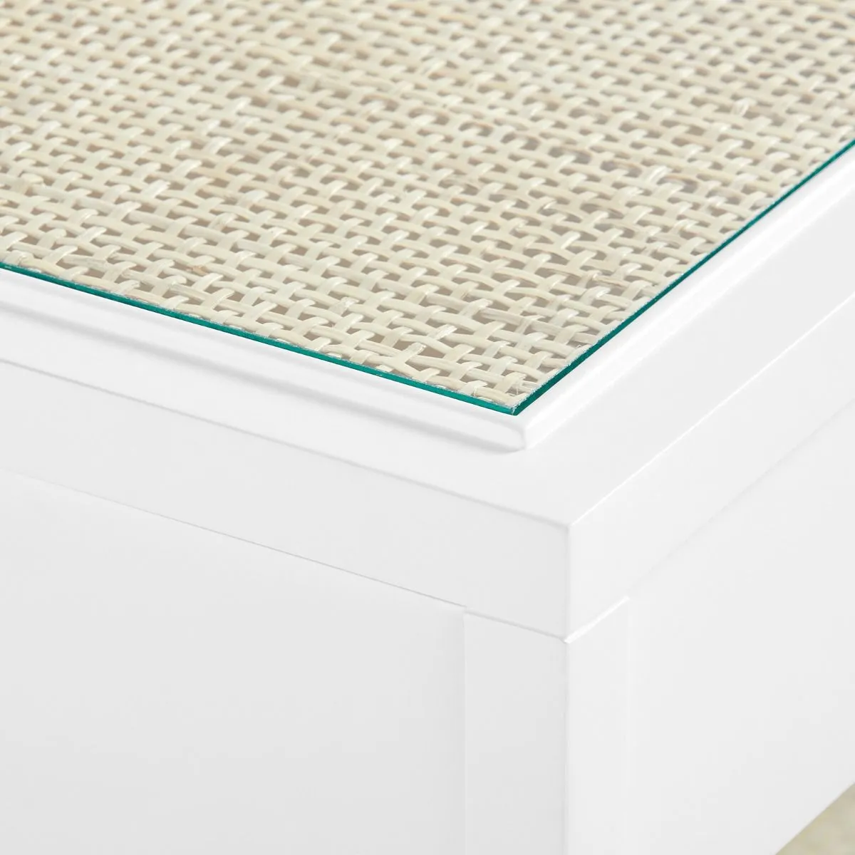 Caanan 1-Drawer Side Table / Vanilla