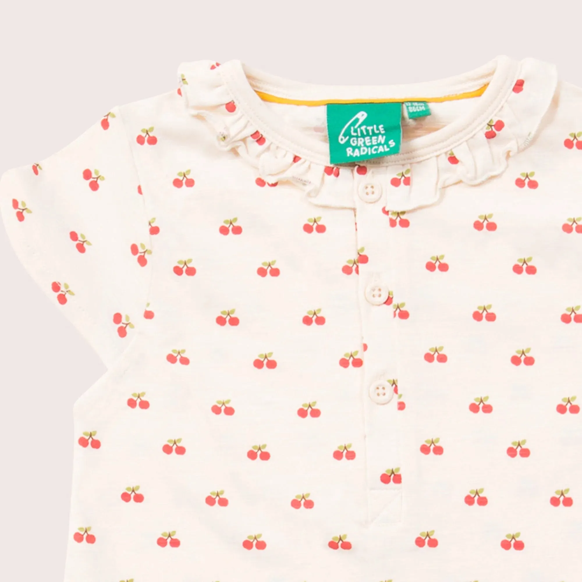 Cherry Organic Button Nightie