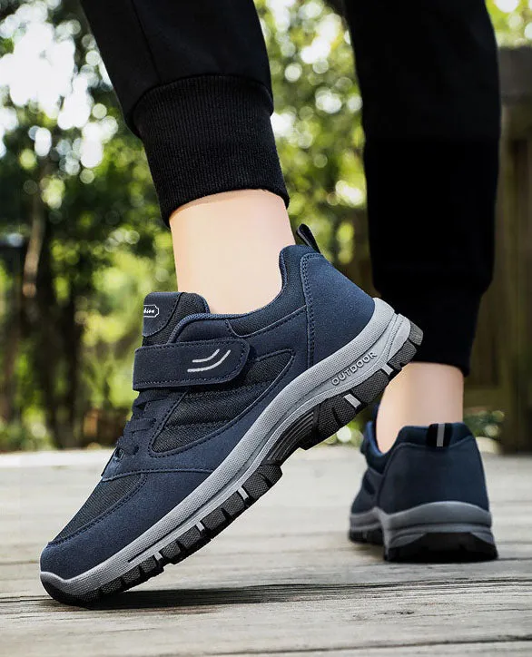 Classic Minimalist Water-Resistant Sneakers for Hiking and Outdoor Activities