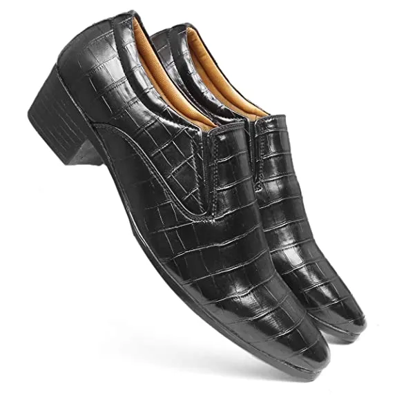 Crocodile Style Height Increasing Faux Leather Material Casual,Loafer and Moccasins Shoes-Unique and Classy