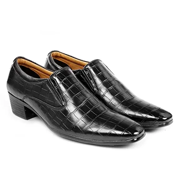 Crocodile Style Height Increasing Faux Leather Material Casual,Loafer and Moccasins Shoes-Unique and Classy