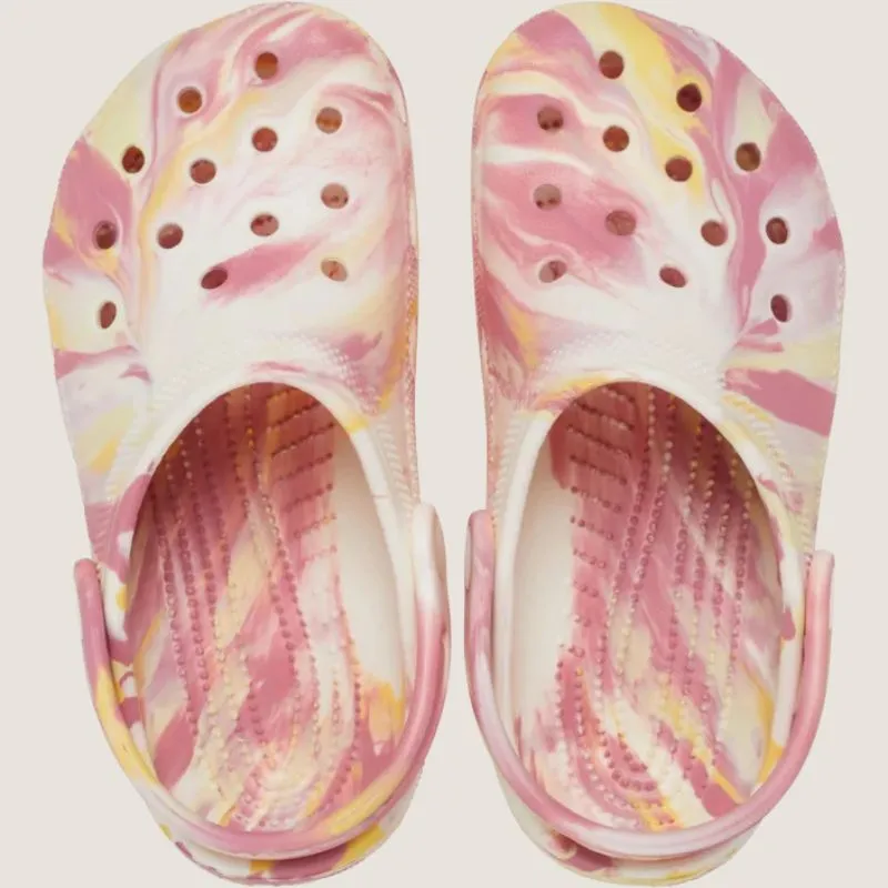 Crocs Kids Classic Glow Marbled Clog