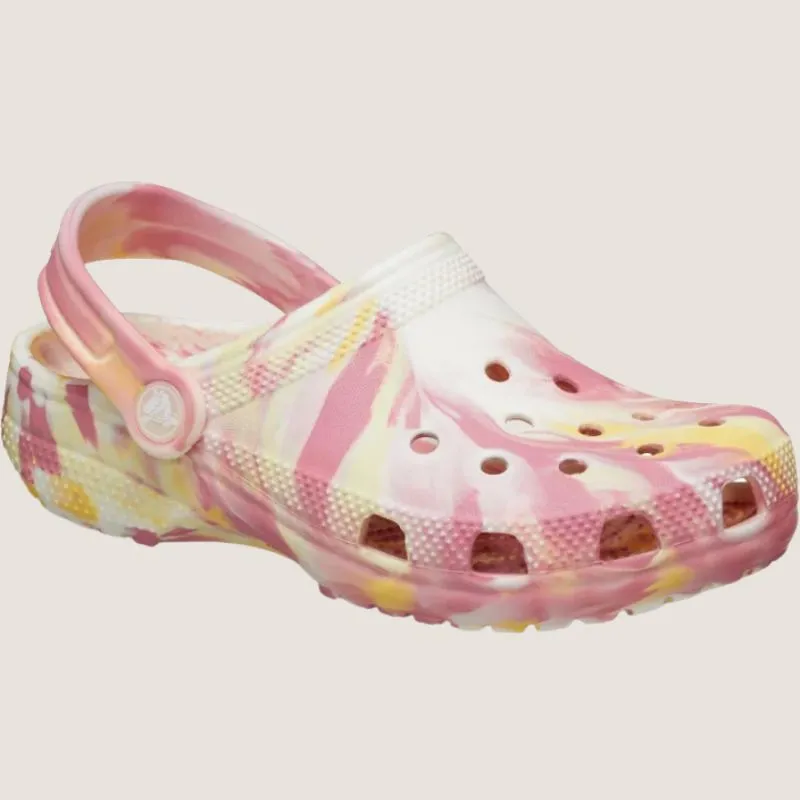 Crocs Kids Classic Glow Marbled Clog