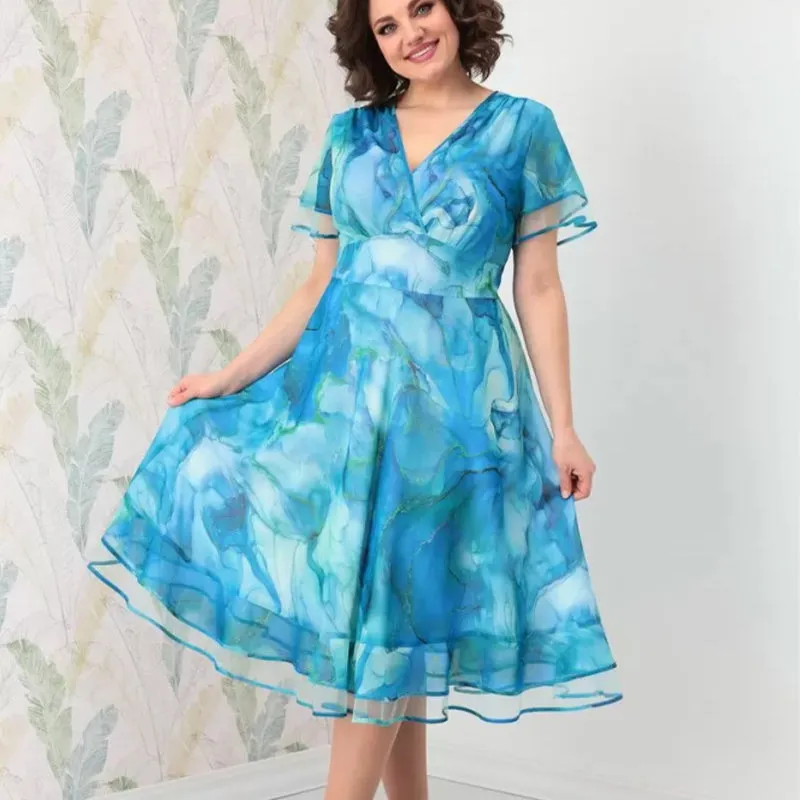 Dana™ - Airy Midi Dress for Women