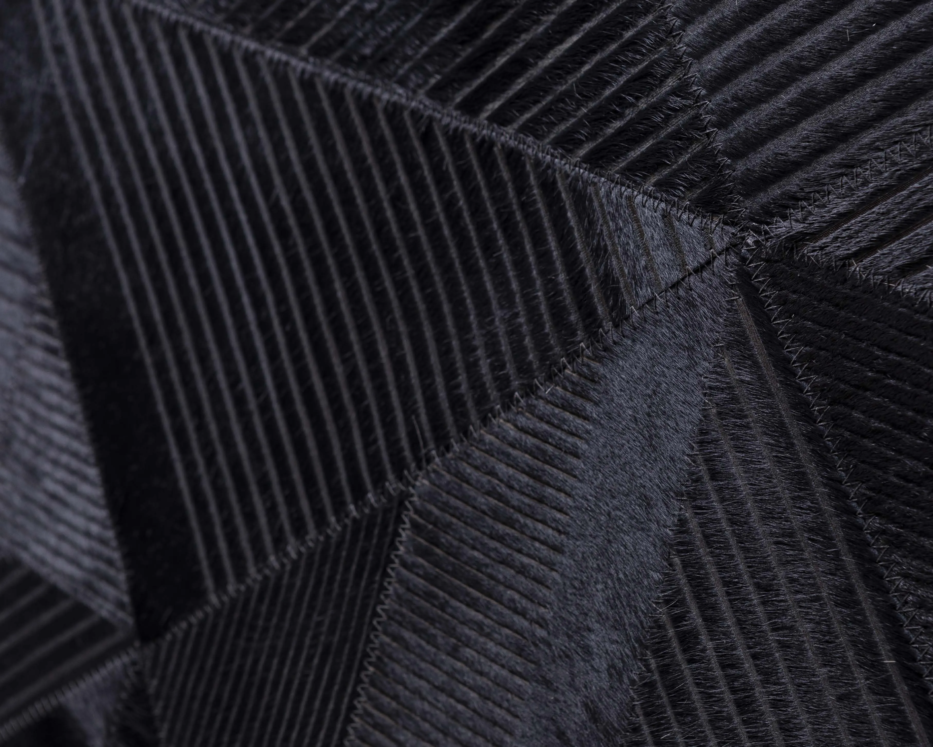 dark geometry rug collection