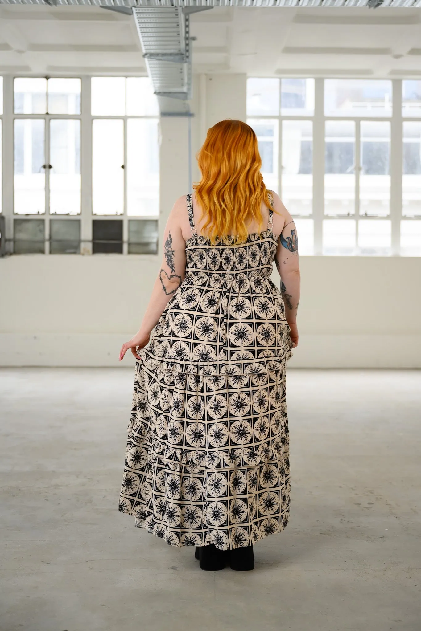 Dawn Dress - Sun print