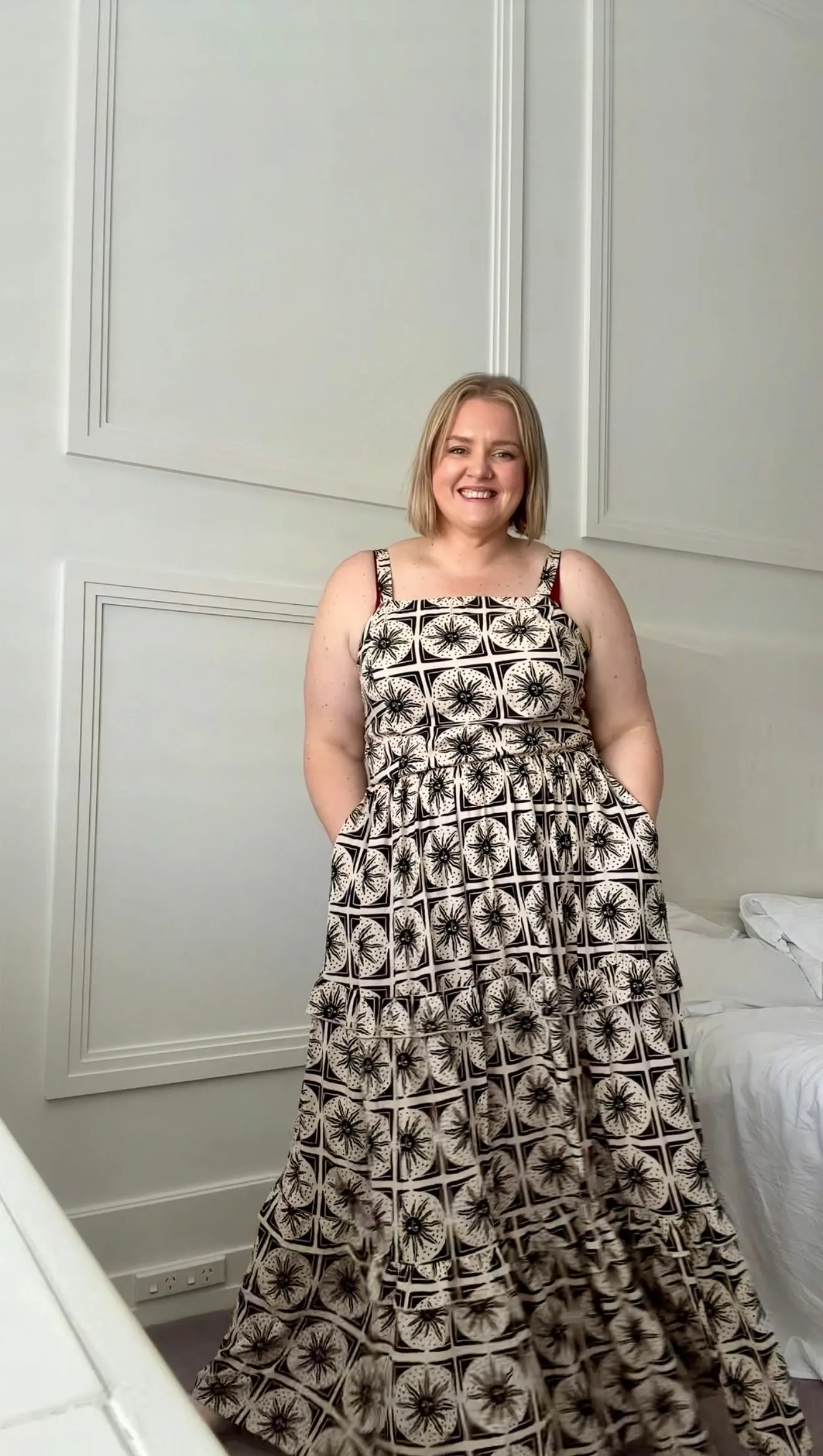 Dawn Dress - Sun print